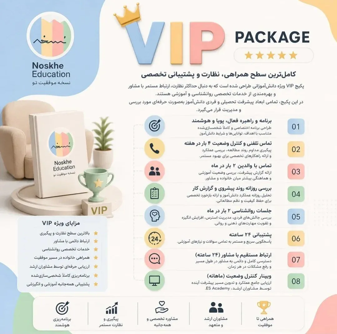 پکیج مشاوره ای vip